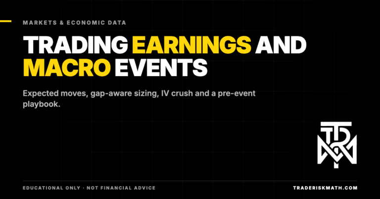 How to Trade Earnings and Macro Events: Gaps, IV Crush and Sizing