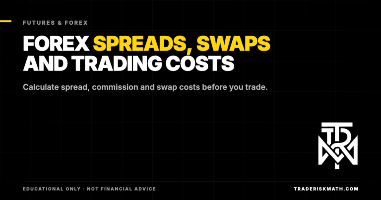 Forex Spreads, Swap Rates and Trading Costs Explained